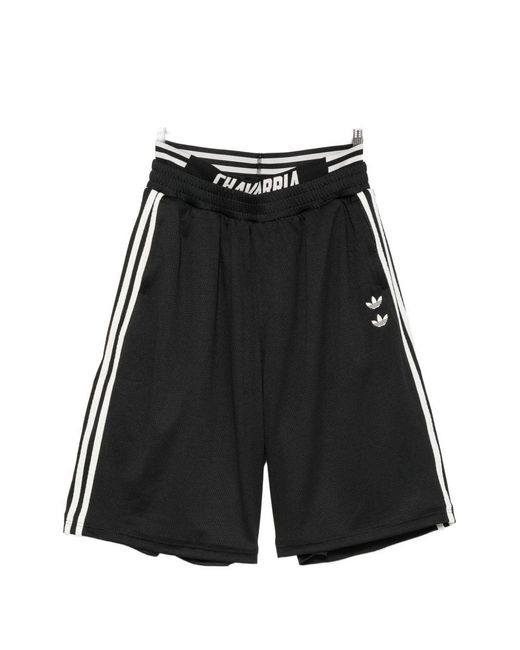 ADIDAS X WILLY CHAVARRIA Black Logo Shorts