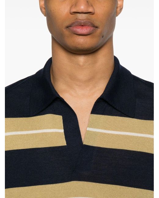 AMI Gestreiftes T-Shirt in Blue für Herren