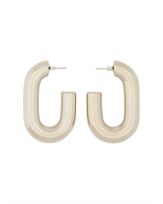 Rabanne White Orecchini "xl Link"