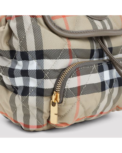 Burberry Multicolor Mini Check Backpack