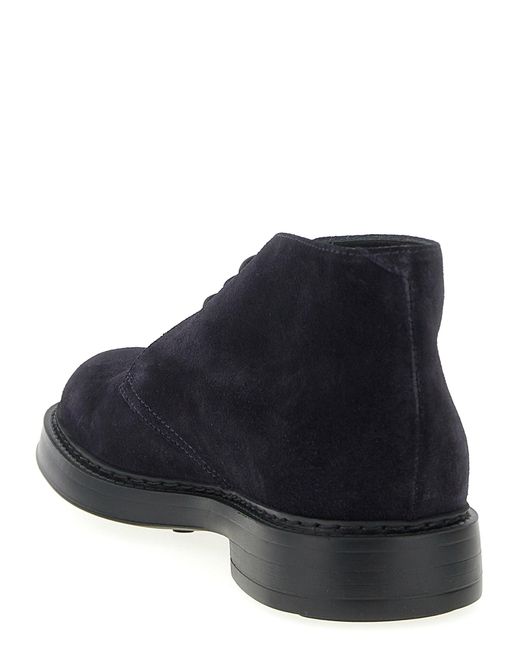 Doucal's Blue 'Chukka' Ankle Boots for men