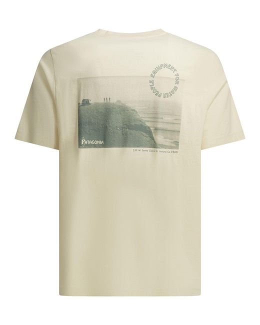 Patagonia Natural "M's Water People Spotter" Crewneck T Shirt