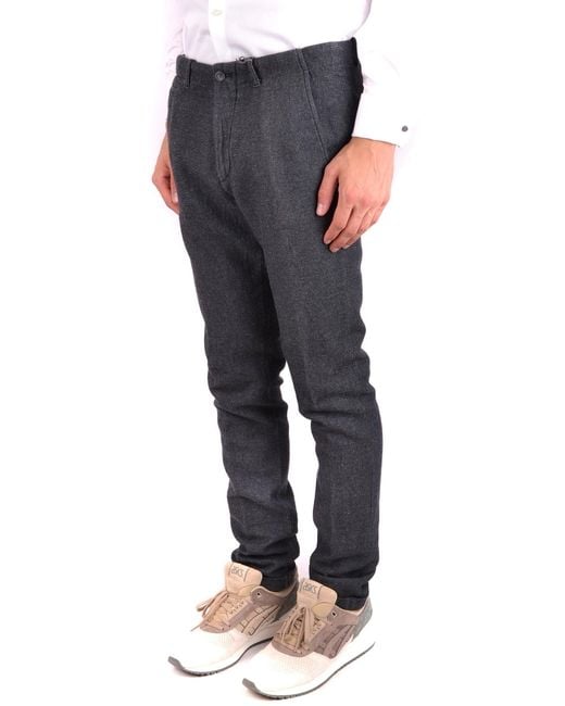 Daniele Alessandrini Blue Trousers for men