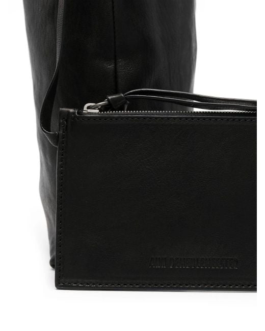 Ann Demeulemeester Black Ger Mini Soft Cross Body Bag