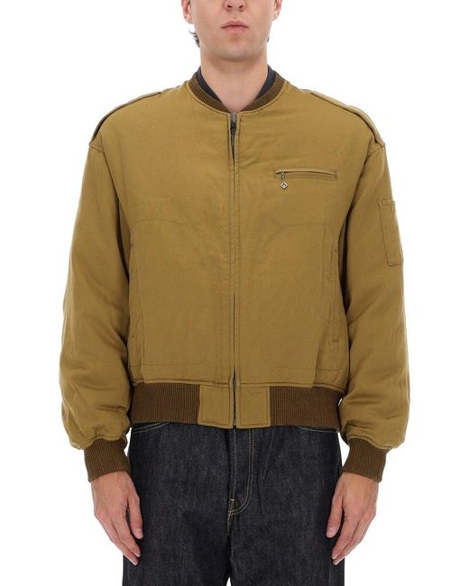 Visvim Green Gunner Reversible Down Jacket for men