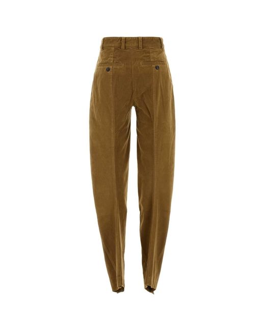 Y. Project Natural Caramel Stretch Velvet Pant
