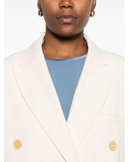 Forte Forte White Double-Breasted Jacket