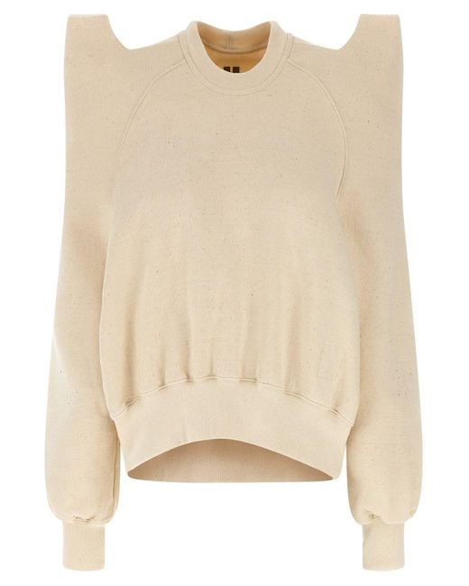 Rick Owens Natural 'Tecsweat' Sweatshirt