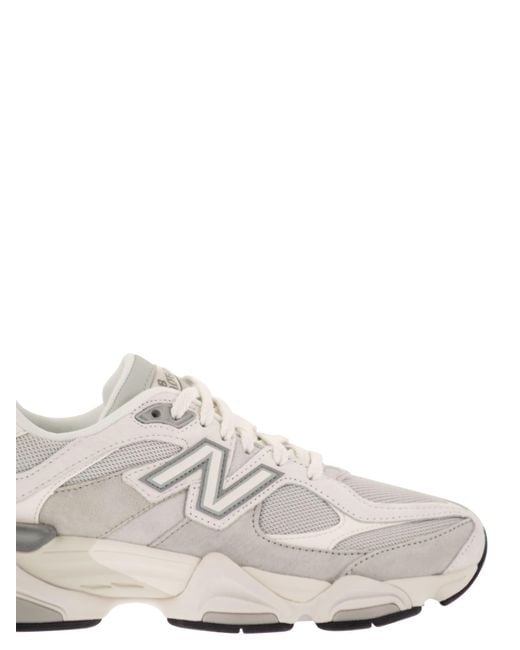 New Balance White 9060 Sneakers