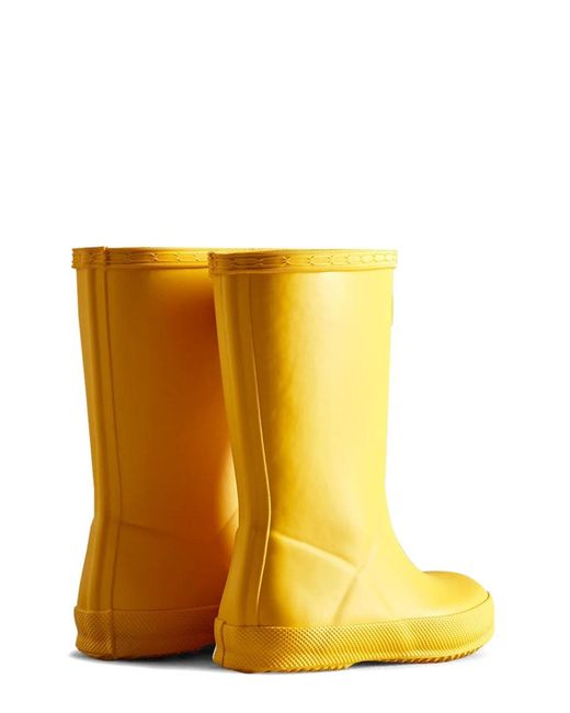 Hunter Yellow First Classic Boot
