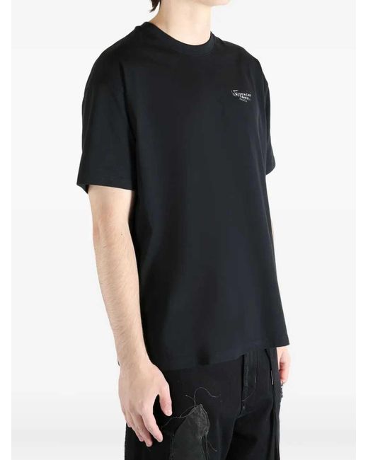 Camiseta Estampada De Givenchy de color Black