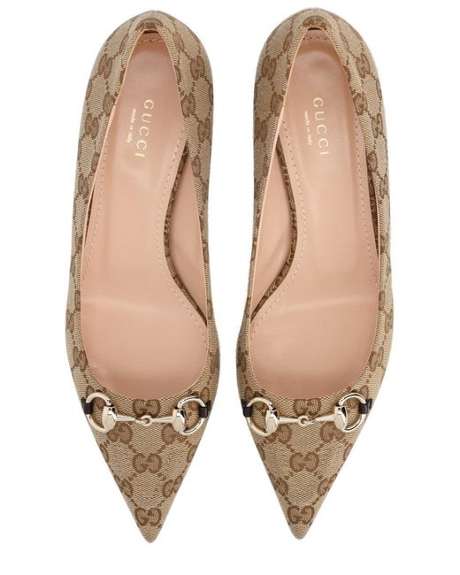 Gucci Brown Pumps With Clamp
