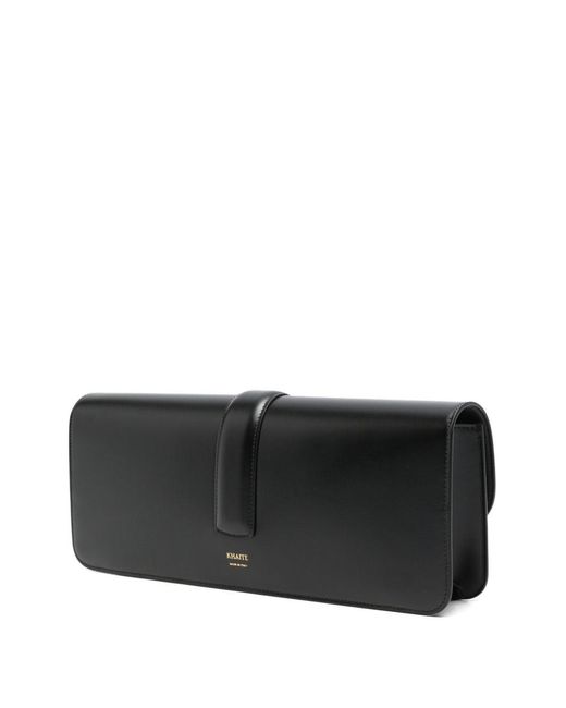 Khaite Black Blake Leather Clutch