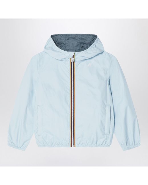 K-Way Blue Reversible Jack Jacket for men