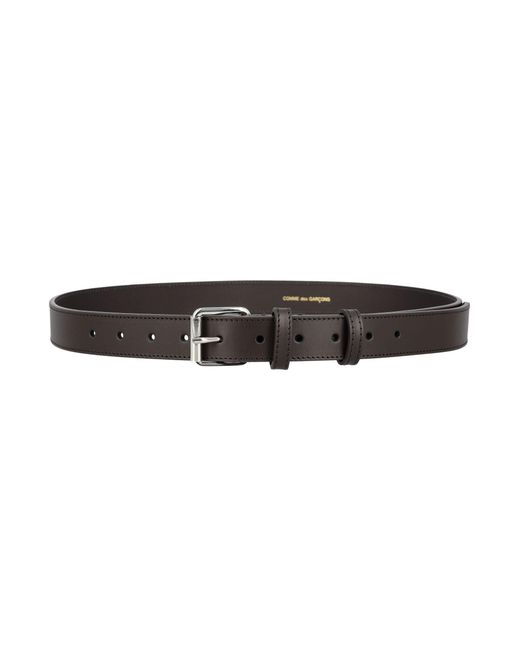 Comme des Garçons Black Leather Buckle Belt