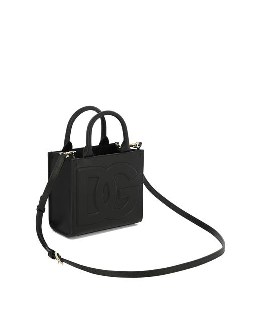 Dolce & Gabbana Black Dg Daily Shoulder Bag