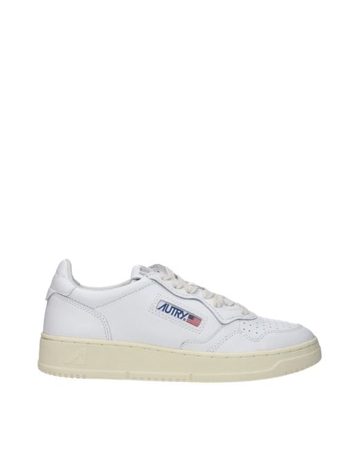 Autry White Sneakers Leather