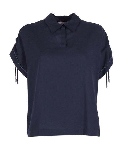 Peserico Blue Blouse