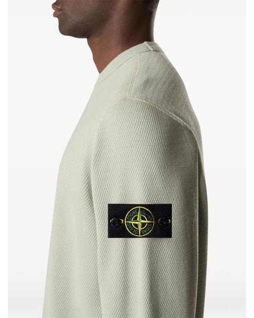 Stone Island White Felpa for men