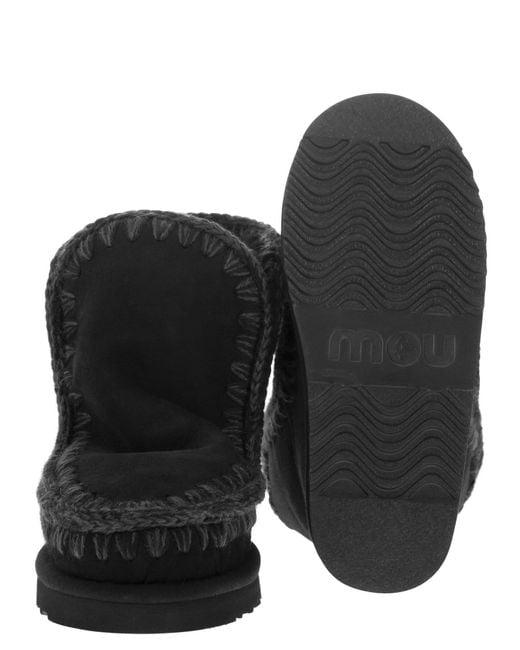 Boot della caviglia Eskimo 18 di Mou in Black
