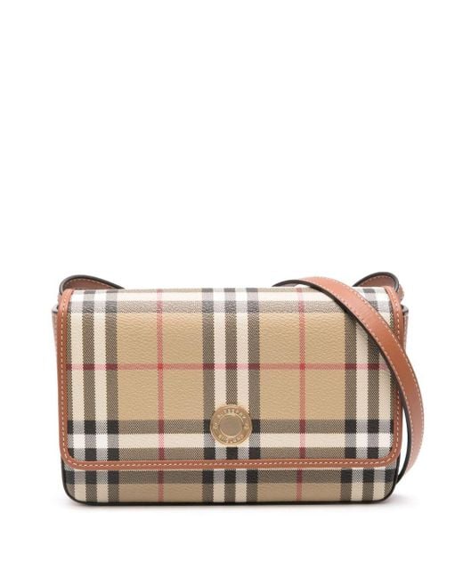 Burberry Natural Hampshire Crossbody Bag
