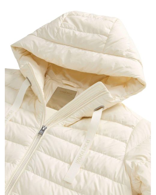 Woolrich Gevoerd Jack Met Capuchon in het Natural