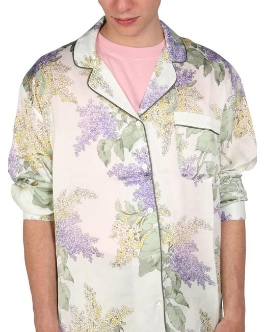 MOUTY Gray Tulum Pajamas Shirt for men