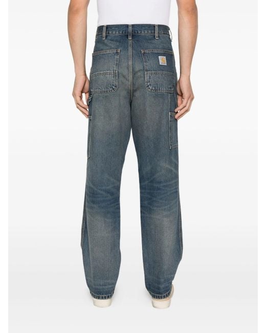 Carhartt Blue Single Knee Jeans for men