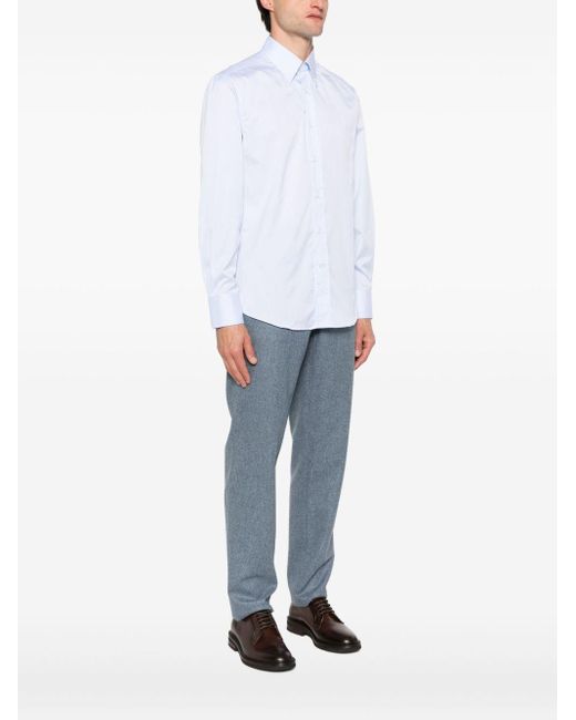 Camisa de algodón de Brunello Cucinelli de color White