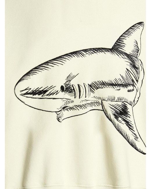 'Split Shark' sudadera Palm Angels de hombre de color White
