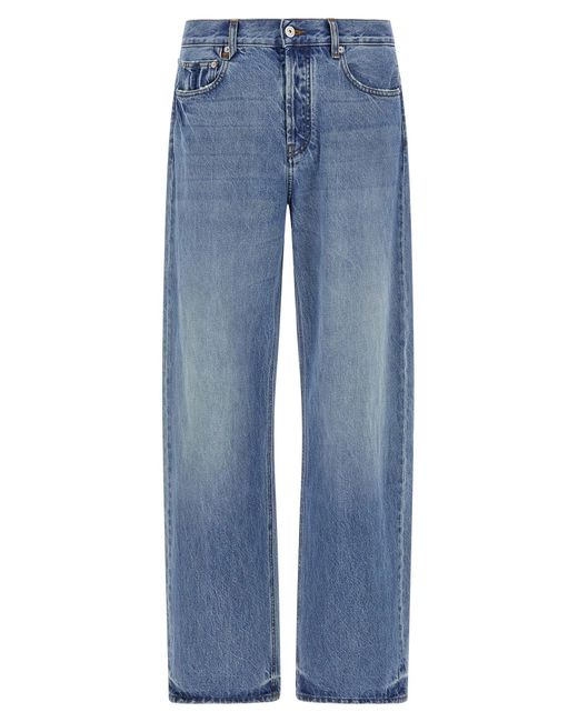 Le De-Nime Droit Jeans Blu-Uomo di Jacquemus in Blue da Uomo