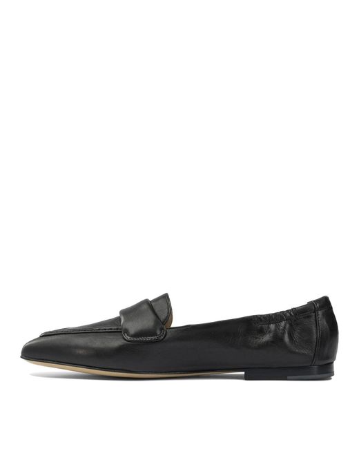 Pomme D'or Black Loafers & Slippers