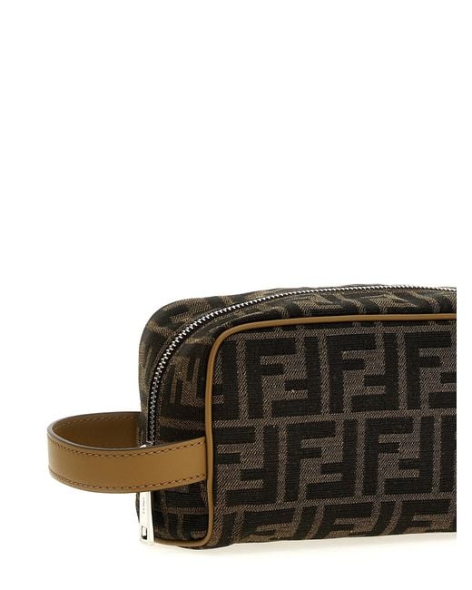 Fendi Black 'Ff' Small Beauty for men