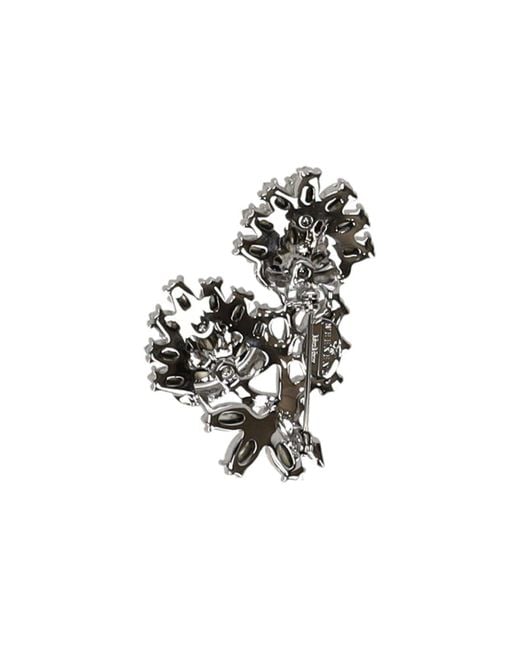 Weekend by Maxmara White Civada Flower Brooch