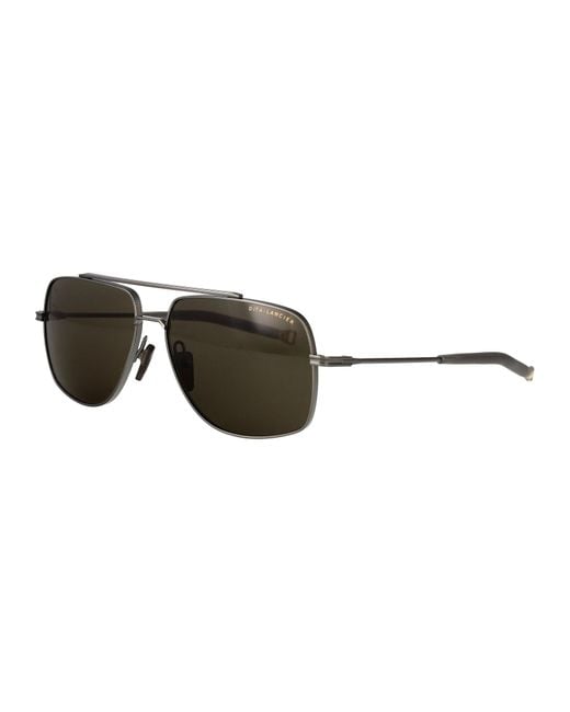 Dita Eyewear Metallic Aviator Sunglasses Dls138 A 03 03