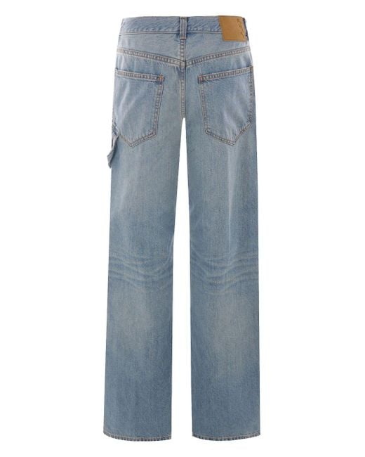 Haikure Blue Winona Wide-Leg Jeans