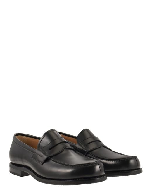 Church's Black Gateshead Calfskin Loafer for men