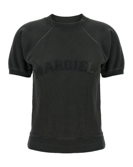 Maison Margiela Black Décortiqué Logo Sweatshirt