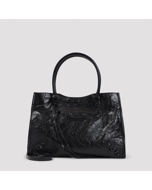 Balenciaga Black Le City Tote S Bag
