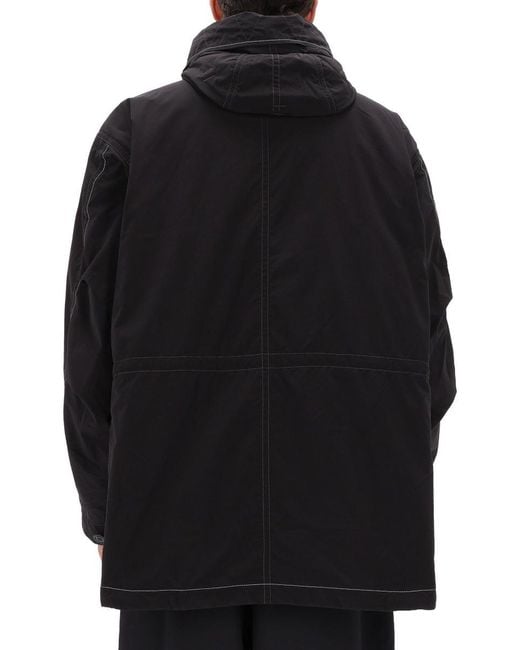 And Wander Black "Fishtail Octa" Jacket