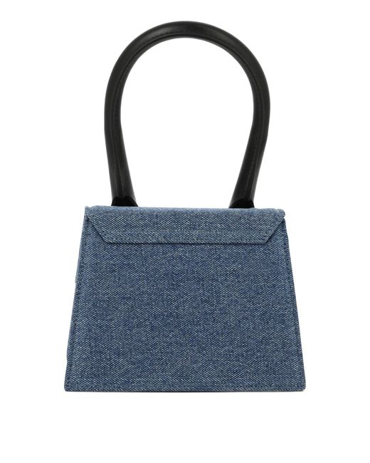 Jacquemus Blue "Le Chiquito Moyen" Handbag