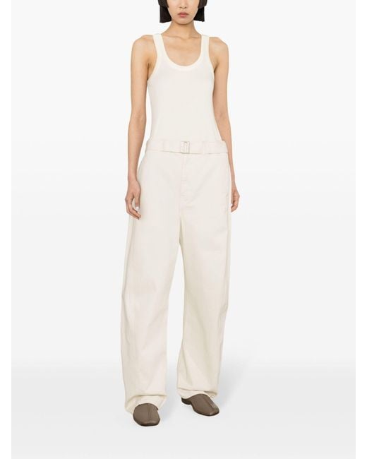 Lemaire Natural Ribbed Top