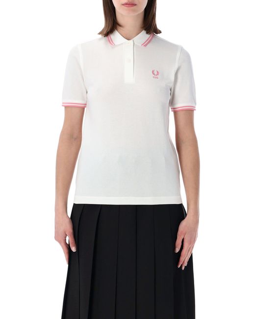Comme des Garçons White T Shirts And Polos