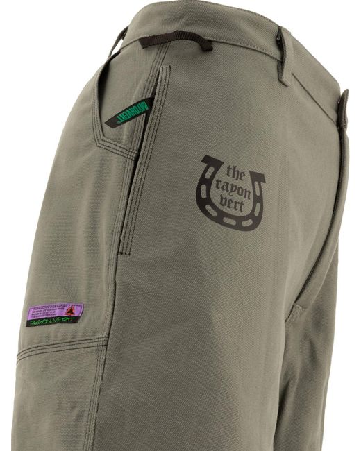 Rayon Vert W3W Gray "Rocky" Trousers for men