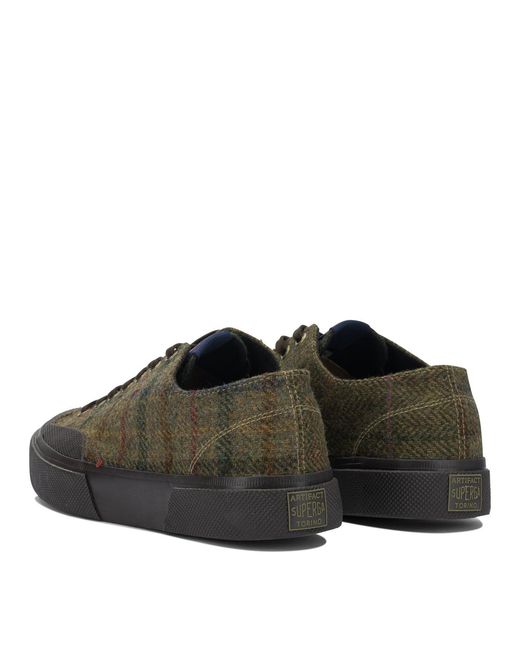 Superga Brown Wool Sneakers for men