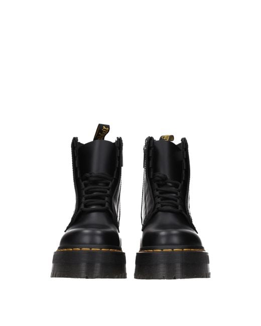 Dr. Martens Black Dr. Martens Stivaletti Jarrick Donna Pelle Nero for men