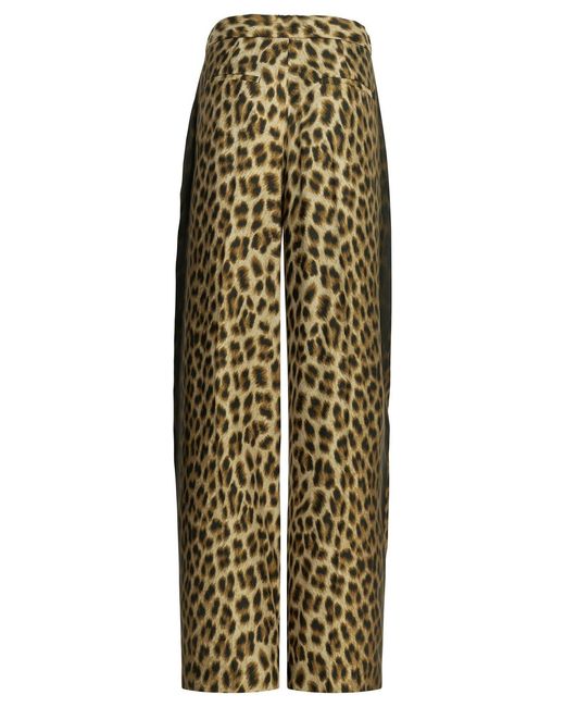 Max Mara Brown Casual Animal Pants