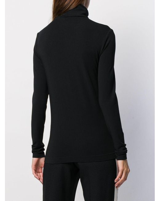 Wolford Aurora Lange Mouwen Top in het Black