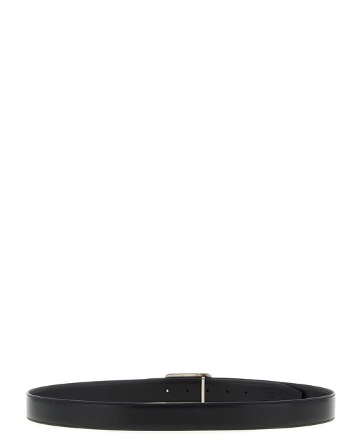 Tom Ford Omkeerbare Riem Antieke Gesp in het Black voor heren