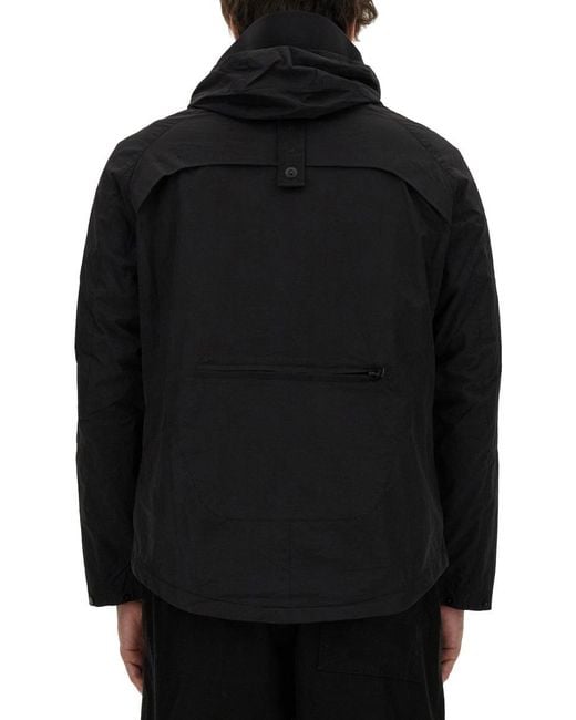 JG1 Black Hooded Jacket for men
